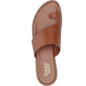 Franco Sarto Tan Slide Sandals